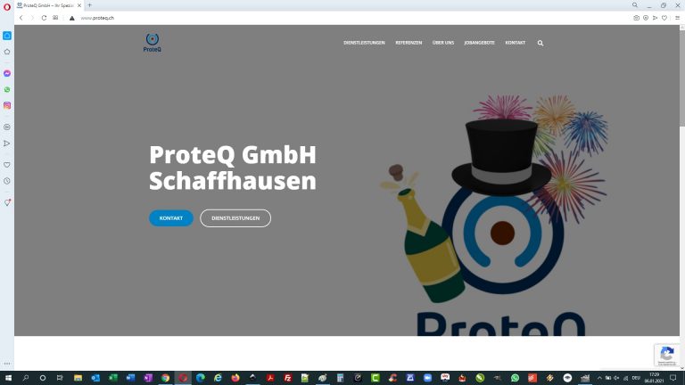 Homepage Proteq Schaffhausen